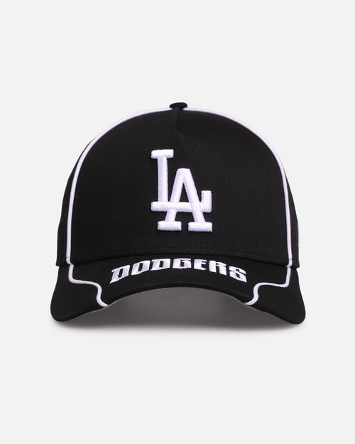 New Era Los Angeles Dodgers 'Piping' 9FORTY A-Frame Snapback Black/White