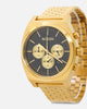 Nixon Time Teller Chrono Watch Black/Gold