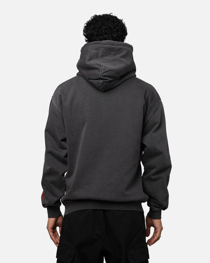 X-Large Pigment Dyed Peace Hoodie Black