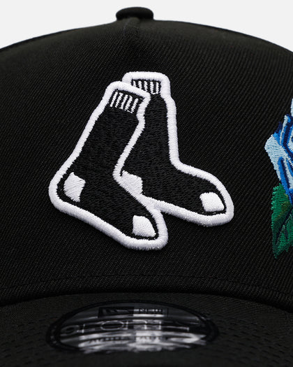 New Era Boston Red Sox 'Blue Rose' 9FORTY A-Frame Snapback Black/Blue