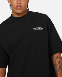 Saint Morta Global Boxy T-Shirt Black