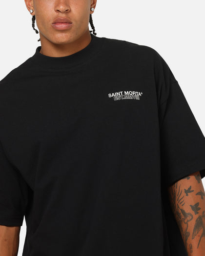 Saint Morta Global Boxy T-Shirt Black