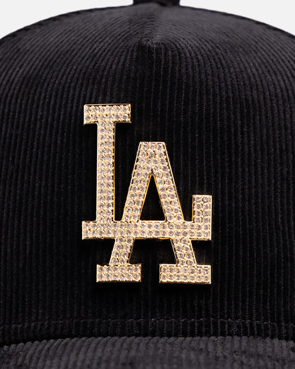 New Era Los Angeles Dodgers 'Diamontee Cord' 9FORTY A-Frame Snapback Black Cord