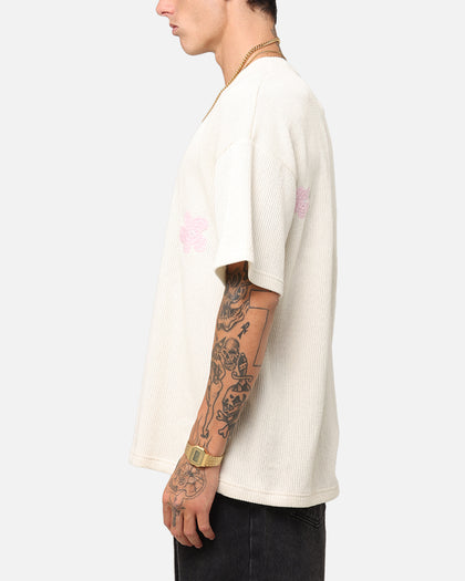 XXIII Crochet Flowers T-Shirt Off White