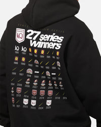 Mitchell & Ness Queensland Maroons 27 X Series Vintage Hoodie Black
