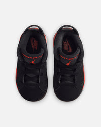 Jordan Kids' Air Jordan 6 Retro "Infrared Salesman" (TD) Black/Lt Crimson