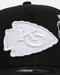 New Era Kansas City Chiefs 'Ornate Rose' 9FORTY A-Frame Snapback Black/White