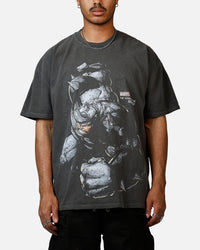 73Studio Marvel Sinister Six Rhino Heavyweight T-Shirt Black Wash