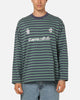 Carre Collective Stripe Long Sleeve T-Shirt Navy Stripe