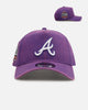 New Era Atlanta Braves 'Washed Purple' 9FORTY A-Frame Snapback Washed Purple