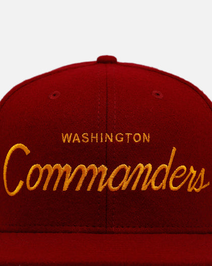 New Era Washington Commanders 'NFL Script' 9FIFTY Snapback Official Team Color