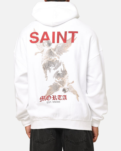 Saint Morta Heavens Boxy Hoodie White