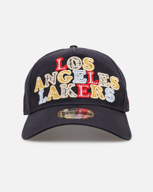 New Era Los Angeles Lakers 'Fabric Shop' 9FORTY A-Frame Snapback Navy