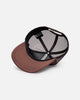 Carré Academy Trucker Snapback Brown