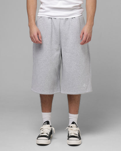 Loiter Ultra Hybrid Fleece Shorts Grey Marle