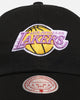 Mitchell & Ness Los Angeles Lakers 'Team Logo' Dad Fit Strapback Black