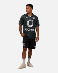 Overtime X Kappa Brooklyn Shorts Black