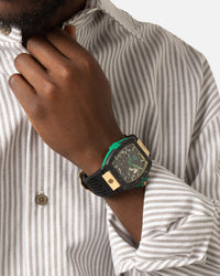 Philipp Plein The Skeleton Auto Watch Black
