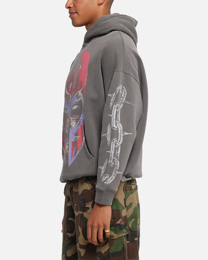73Studio Marvel X-Men Magneto Premium Hoodie Washed Charcoal