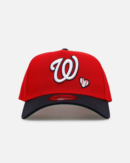 New Era Washington Nationals 'Baseball Hearts' 9FORTY A-Frame Snapback Official Team Color