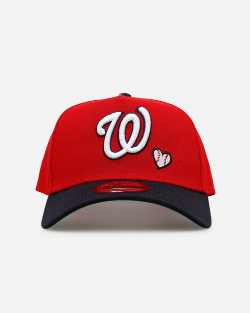 New Era Washington Nationals 'Baseball Hearts' 9FORTY A-Frame Snapback Official Team Color