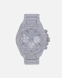 Guess Mainline Fury Glitz Bracelet Watch Silver