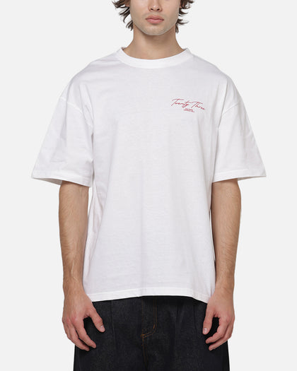 XXIII Script T-Shirt White/Red