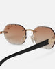 Belvoir & Co Willow Diamond Cut Sunglasses Tea/Black
