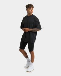 Dead Studios Riot Denim Shorts Washed Black