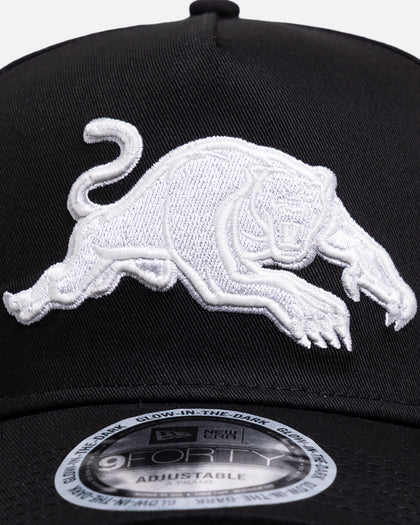 New Era Penrith Panthers 'NRL Glow In The Dark' 9FORTY A-Frame Snapback Black