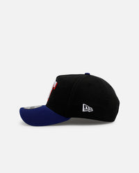 New Era Texas Rangers 'Pigment Dye Two Tone' 9FORTY A-Frame Snapback Black/Official Team Color