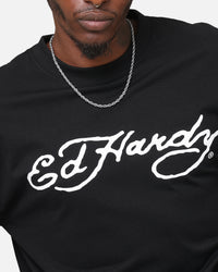 Ed Hardy Tiger Stamp T-Shirt Black