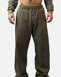 American Thrift Wide Leg Pants Washed Olive