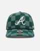 47 Brand Atlanta Braves 'Checkerboard' 47 Hitch Snapback Green