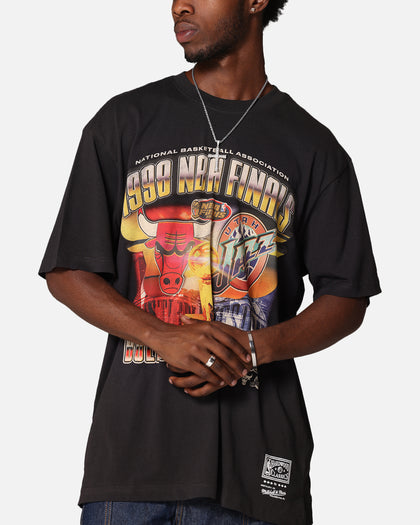 Mitchell & Ness Chicago Bulls Vs. Utah Jazz 1998 Legendary Finals T-Shirt Faded Black