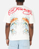 Ed Hardy Flash Koi T-Shirt Off White