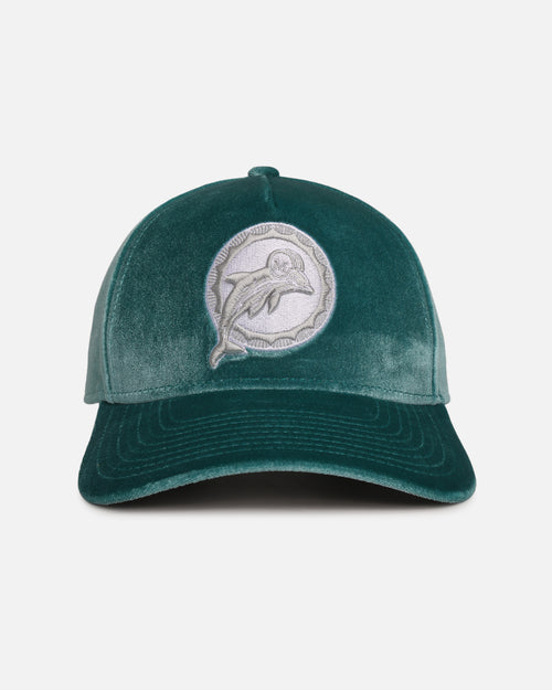 New Era Miami Dolphins 'Velvet Dreams 2.0' 9FORTY A-Frame Snapback Pine Green