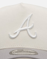 New Era Atlanta Braves 'Too Clean' 9FORTY A-Frame Snapback Chrome
