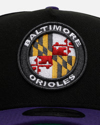 New Era Baltimore Orioles 'Crossover' 9FORTY A-Frame Snapback Black