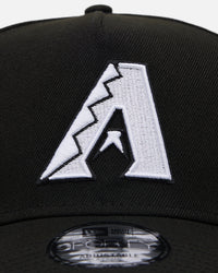 New Era Arizona Diamondbacks 'Easy Black and White' 9FORTY A-Frame Snapback Black/White