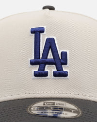New Era Los Angeles Dodgers '2025 World Series Champions' 9FORTY A-Frame Snapback Stone