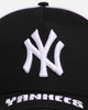 New Era New York Yankees 'Piping' 9FORTY A-Frame Snapback Black/White