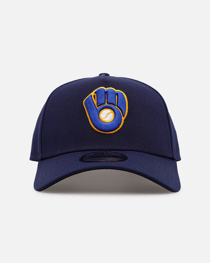 New Era Milwaukee Brewers 'On Field' 9FORTY A-Frame Snapback Official Team Color