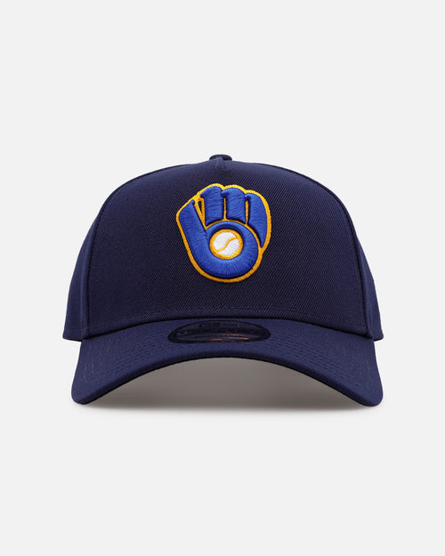 New Era Milwaukee Brewers 'On Field' 9FORTY A-Frame Snapback Official Team Color