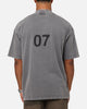 The Anti Order Genuine Fake Mock Neck T-Shirt Washed Charcoal
