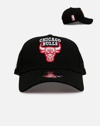 New Era Chicago Bulls 'Black And Pink' 9FORTY A-Frame Snapback Black/Pink