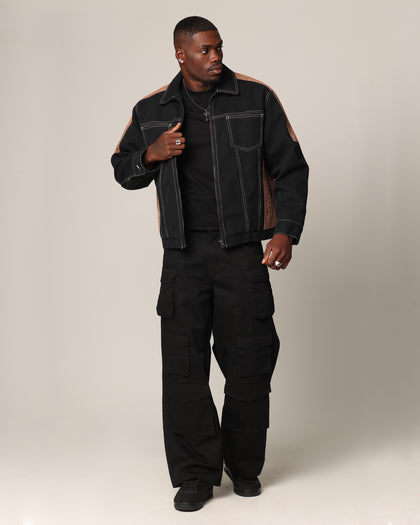 Saint Morta Outlaw Rodeo Jacket Black/Brown