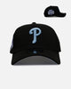 New Era Philadelphia Phillies 'Black And Sky Blue' 9FORTY A-Frame Snapback Black/Sky Blue