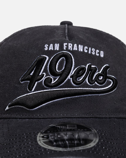 New Era San Francisco 49ers 'New Era x NFL' 9FORTY A-Frame Snapback Black