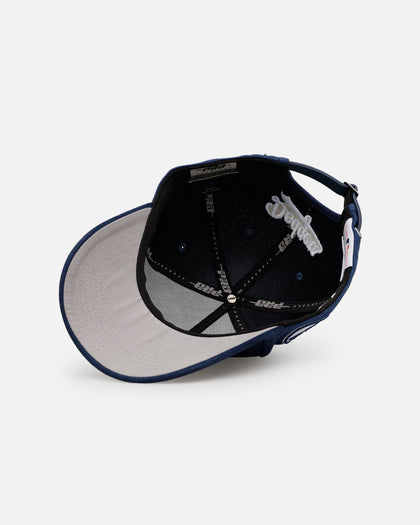 Pro Standard Los Angeles Dodgers 'Team Color Suede' Pro Pinch Strapback Official Team Color